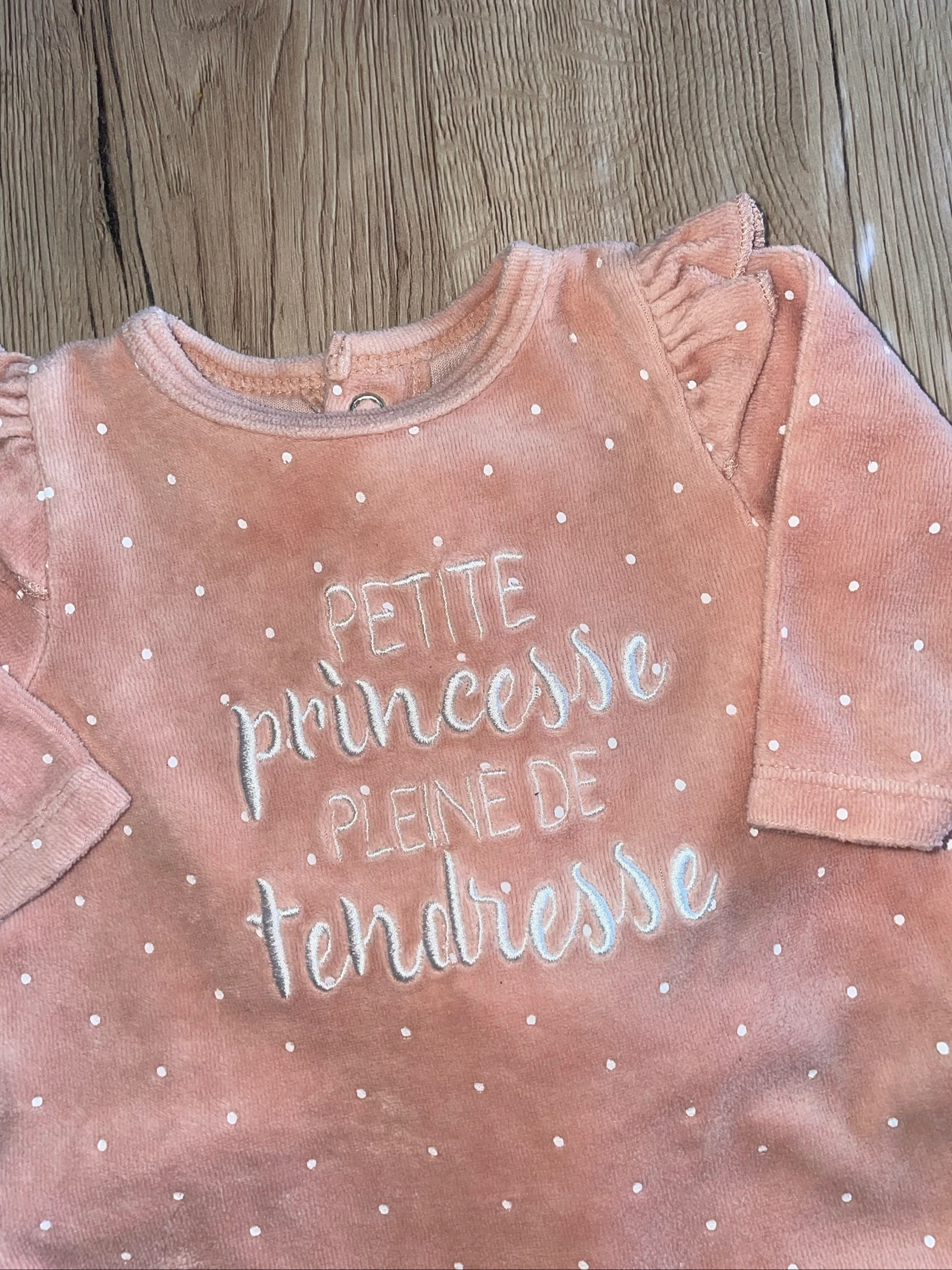 Velvet pajamas 1 month Gemo – photo 2